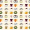 Seamless coffee pattern