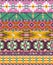 Seamless colorful aztec geometric pattern