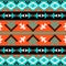 Seamless colorful aztec pattern