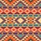 Seamless colorful aztec pattern