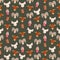 Seamless colorful background made of heads of farm domestic an