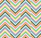 Seamless colorful chevron vector pattern