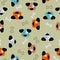 Seamless colorful childish pattern with cute dogs