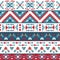 Seamless colorful navajo pattern