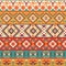 Seamless colorful navajo pattern