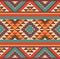 Seamless colorful navajo pattern