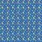 Seamless colorful print animals pattern on blue