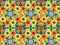Seamless Colorful Rectilinear Pattern Based On A Pentagon. Background For Design Solutions