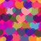 Seamless Colorful Transparency Love Pattern, Valentine`s Day Pattern, Vector Illustration EPS 10