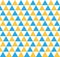 Seamless colourful unique geometric triangle texture, vector illustration