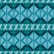 Seamless complex pattern in blue and white colors