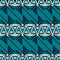 Seamless complex pattern in blue and white colors