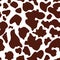 Seamless cow pattern. Cow background, cow skin pattern