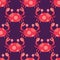 Seamless Crab pattern