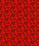 Seamless Cubes Pattern. 3d red vector geometric wallpaper, cube pattern background. Optical illusion.