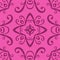 Seamless curled repeat pattern