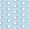 Seamless cute sheep pattern.