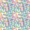 Seamless cuted circle pattern