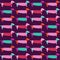 Seamless dachshund dog pattern