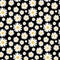 seamless daisy background and pattern vector illustration