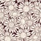 Seamless daisy pattern