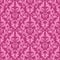 Seamless damask floral Pattern in shades of pink.