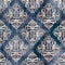 Seamless damask flourish motif Victorian style surface pattern design for print