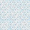 Seamless Damask Pattern. White and Blue Wrapping Background