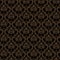 Seamless Damask Wallpaper 3 Black Golden Color