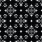 Seamless dark cute ornamental pattern