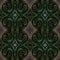 Seamless dark diamond pattern green purple brown