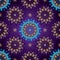 Seamless Dark violet Vintage Pattern