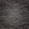 Seamless dark wave hand-drawn pattern