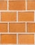 Seamless decorative plaster as a brick