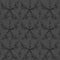 Seamless delicate star pattern silver gray black
