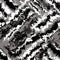 Seamless diagonal black and white pattern with grunge striped fuzzy square elements
