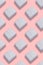 Seamless diagonal pattern of grey gift boxes with shadows on trendy pink pastel background. Valentine`s day concept.