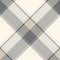 Seamless diagonal plaid pattern in taupe, grey, ivory cream and beige