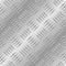 Seamless diamond metal plate