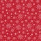 Seamless different snowflakes pattern
