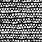 Seamless Distress Abstract Texture Pattern. Monochrome Vector. Black and White Dress Fabric Print