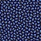 Seamless ditsy floral pattern in vector with small blue flowers.