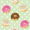 Seamless donuts pattern