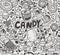 Seamless doodle candy pattern