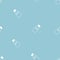 Seamless doodle hand drawing milk repeat pattern in blue background