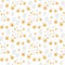 Seamless doodle pattern. fried egg. vector illustration