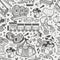 Seamless doodle playground pattern