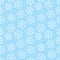 Seamless doodled winter pattern