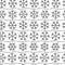 Seamless doodled winter pattern