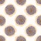 Seamless Dot All Over Print Vector Texture. Modern Geometric Hand Drawn Stitch Circle. Repeating Abstract Spotty Pattern